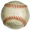 Image 5 : 1954 New York Yankees Team Signed Baseball. Don