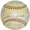 Image 1 : 1954 New York Yankees Team Signed Baseball Despi