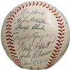 Image 1 : 1955 Brooklyn Dodgers Team Signed Baseball. Exc