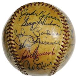 1955 Brooklyn Dodgers Team Signed Baseball. Arg