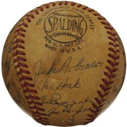 1955 Brooklyn Dodgers Team Signed Baseball. The