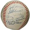 Image 1 : 1955 New York Yankees Team Signed Baseball. Onl