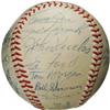 Image 2 : 1955 New York Yankees Team Signed Baseball. Onl