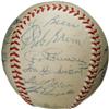 Image 3 : 1955 New York Yankees Team Signed Baseball. Onl