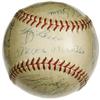 Image 1 : 1956 New York Yankees Team Signed Baseball. One