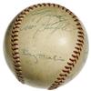 Image 4 : 1956 New York Yankees Team Signed Baseball. One