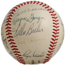 1968 St. Louis Cardinals Team Signed Baseball.
