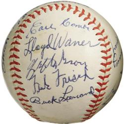 1972 Hall of Famers Multi-Signed Baseball. Birt