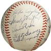 Image 2 : 1972 Hall of Famers Multi-Signed Baseball. Birt