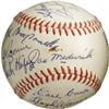 Image 5 : 1972 Hall of Famers Multi-Signed Baseball. Birt
