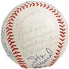 Image 3 : 1974 Hall of Famers Multi-Signed Baseball. Memo