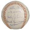 Image 2 : 1975 Hall of Fame Induction Multi-Signed Basebal