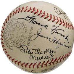 1940's-90's St. Louis Cardinals Hall of Famers M