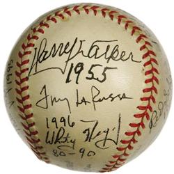 St. Louis Cardinals Managers Multi-Signed Baseba
