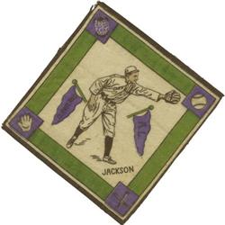 1914 B18 Blankets Shoeless Joe Jackson Purple Pe