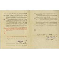 1927 & 1931 St. Louis Cardinals Player Contracts