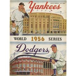 1956 Don Larsen's Perfect Game World Series Prog