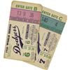 Image 4 : 1956 World Series Ticket Stubs Complete Run of 7