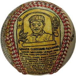 George Sosnak Folk Art Baseball, Grover Clevelan