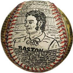 George Sosnak Folk Art Baseball, George Wright.