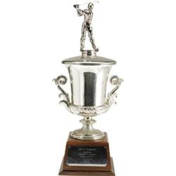 1973 Joe DiMaggio Golf Trophy with Photo Match.