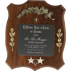 1980 Joe DiMaggio Personally Owned Italian Award