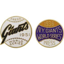 1936 & 1951 World Series Press Pins (New York Gi