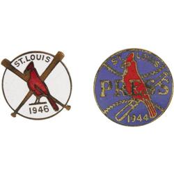 1944 & 1946 World Series Press Pins Lot of 2 (St