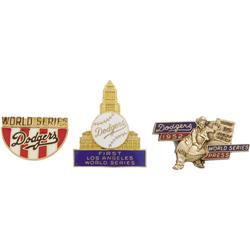 1952-88 World Series Press Pins Lot of 3 (Brookl