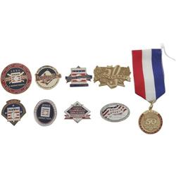 2000-06 Baseball Hall of Fame Induction Pins Lot