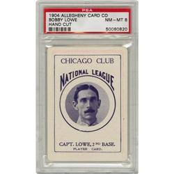 1904 Allegheny Card Company Bobby Lowe PSA NM-MT