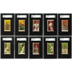 1908-1909 E102 Anonymous "Set of 25" Complete SG