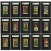 Image 2 : 1908-1909 E102 Anonymous "Set of 25" Complete SG