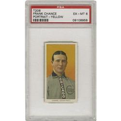 1909-11 T206 Frank Chance Portrait Yellow PSA EX