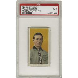 1909-11 T206 Frank Chance Yellow Background PSA