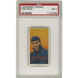 1909-11 T206 Dick Egan PSA NM 7. Magnificent sp