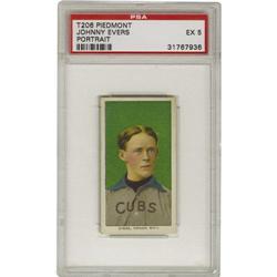 1909-11 T206 Johnny Evers Portrait PSA EX 5. Th