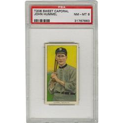 1909-11 T206 John Hummel PSA NM-MT 8. This card