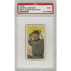 1909-11 T206 Hughie Jennings Both Hands Showing