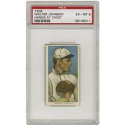 1909-11 T206 Walter Johnson Hands at Chest PSA E