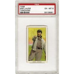 1909-11 T206 Nap Lajoie Throwing PSA EX-MT 6. M