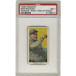 1909-11 T206 Bob Rhoades Rhoads Right Arm Extend