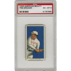 1909-11 T206 Tris Speaker PSA EX-MT 6. Despite p