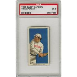 1909-11 T206 Tris Speaker PSA EX 5. Due to the f