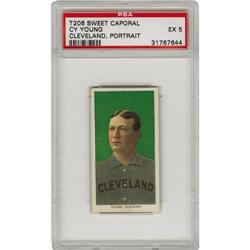 1909-11 T206 Cy Young Portrait PSA EX 5. Cy You