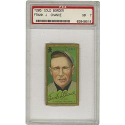 1911 T205 Frank J. Chance PSA NM 7.