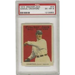 1915 Cracker Jack Samuel Crawford #14 PSA EX-MT