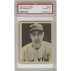 1939 Play Ball Joe DiMaggio #26 PSA EX-MT 6. An