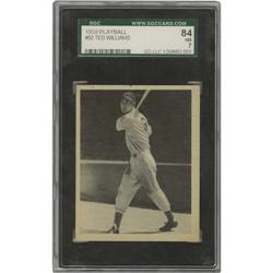 1939 Play Ball Ted Williams #92 SGC NM 84. Only