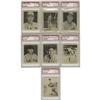 Image 1 : 1939 Play Ball PSA NM-MT 8 Cards Lot of 7. Seei